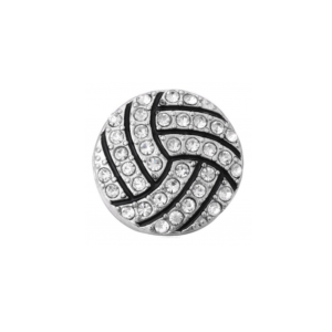 20 mm Gorgeous White Circular Snap