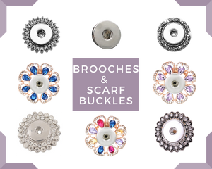 Snap Brooches & Scarf Buckles